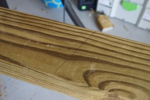 Gabarit domino pour fraisage en milieu de panneau