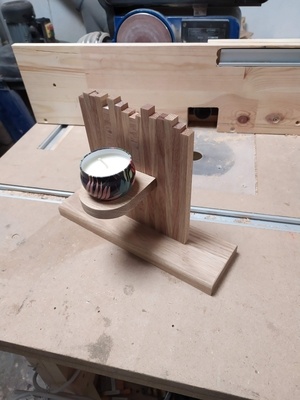 Bougeoir pour la Saint Valentin