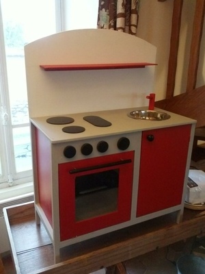 La mini-cuisinière terminée