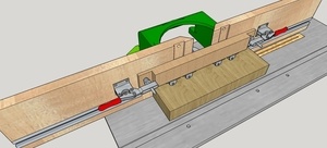 Presseur vertical de toupie pour Lurem C210b