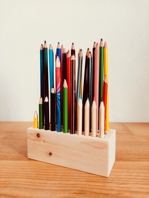 Porte-crayons "confiné"
