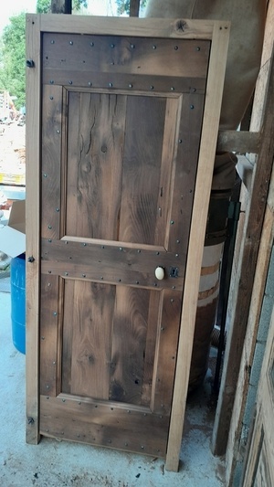 Porte châtaignier/ chêne