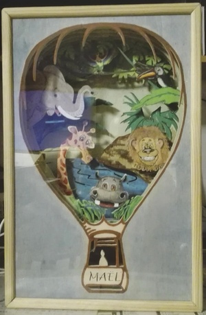 Lightbox avec boite à musique