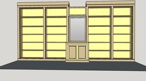 Bibliothèque archive , salle de réunion , étude notariale