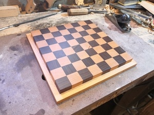 Échiquier en bois de bout