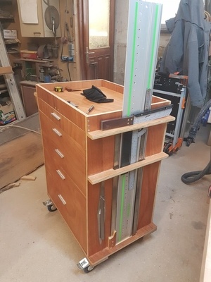 Servante d'atelier en bois