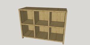 Meuble de rangement à cases