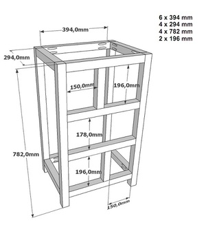 Petit meuble tiroirs