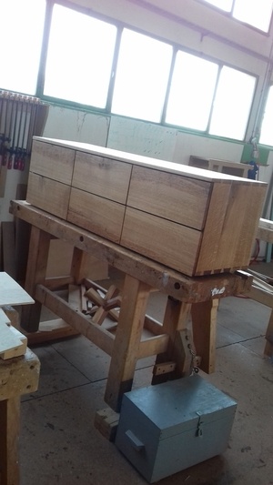 Meuble tv chêne massif