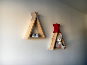 Petites étagères murales tipi
