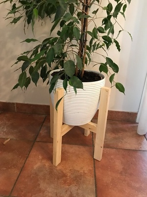 Support de pot, simple et épuré