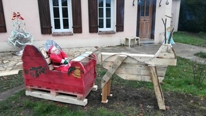 Traîneau du père Noël