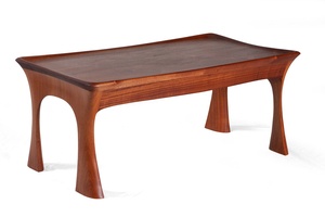 Table basse en sapelli