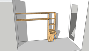 Meuble de garage en OSB