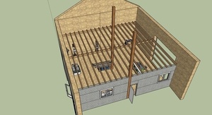 Plan provisoire de la grangeatelier