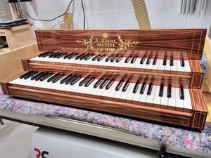 Reconstruction d'un bloc de deux claviers de type Clerinx