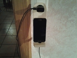 Support téléphone mural