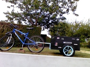 Ma remorque a velo
