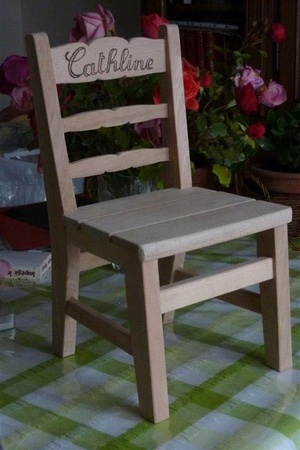 Chaise et table enfant