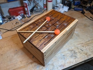 Log Drum en bois de récup