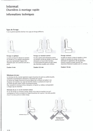 Documentation charnières invisibles