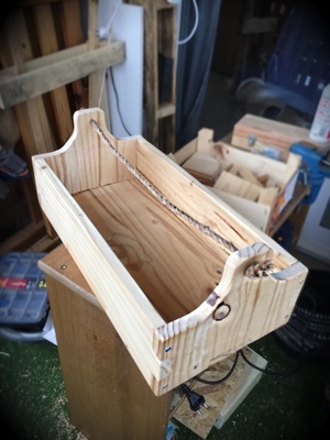 Boîte à outils rustique - Le seau du Menuisier