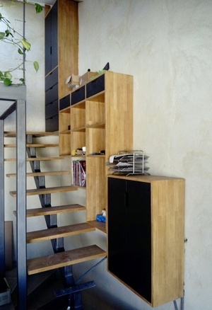 Agencement Suspendu d'escalier.