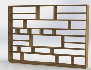 Biblio démontable à la Zeloko maxi-size assemblage Domino amovible Festool