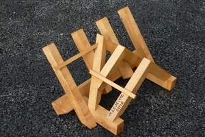 Maquette charpente : noulet de lucarne