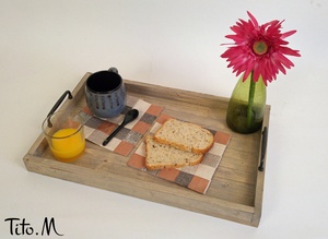 Plateau de service rétro