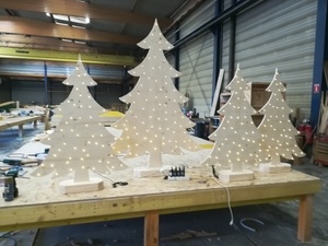 Sapin de Noël en bois
