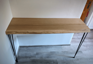 Console en chêne pour TV de 50 kg