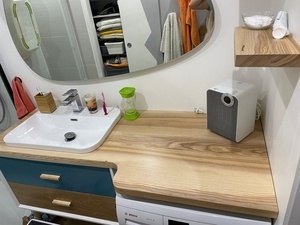 Plan de travail salle de bain