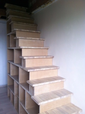 Escalier-bibliothèque