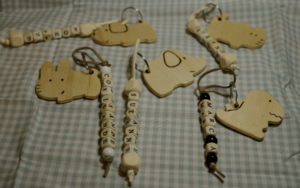 Petit porte clef à la scie chantourner