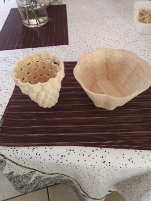 Petites corbeilles chantournées