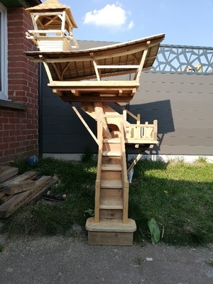 Cabane pour lapins chouchoutés