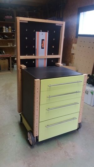 Établi mobile d'atelier