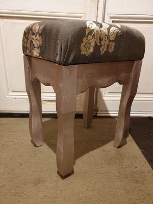 Tabouret coiffeuse baroque