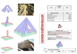 Sujet A1 - Chevron d'aretier régulier