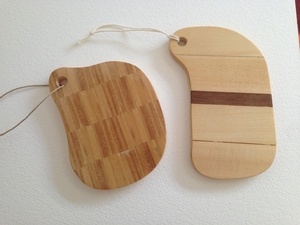 Deux planches à découper de poche