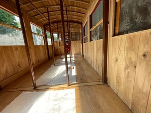 Restauration d'un wagon historique