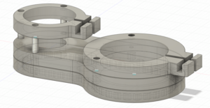 Un sabot d'aspiration en PMMA (pour CNC)