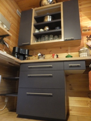 Réagencement d'une cuisine.