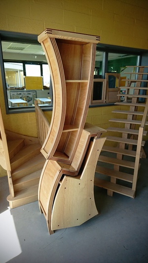 Meuble courbe inspiration designer Vincent LEMAN