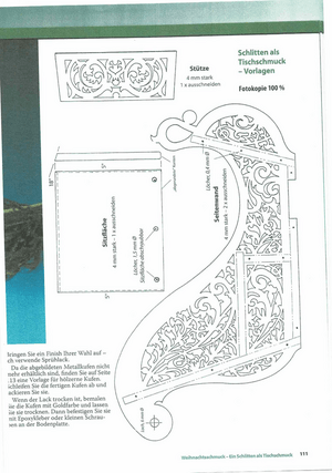 Traîneau du père Noël