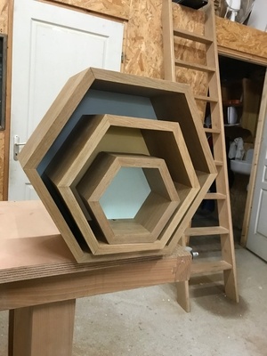 Étagères géométrique