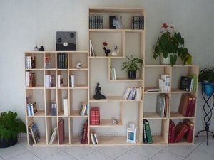 Bibliothèque en Pin