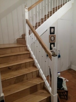 Marches escalier chêne