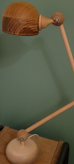 Lampe articulée d'inspiration Jieldé